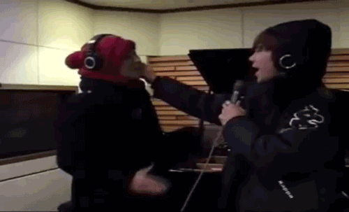 GO and Joon Goofing off