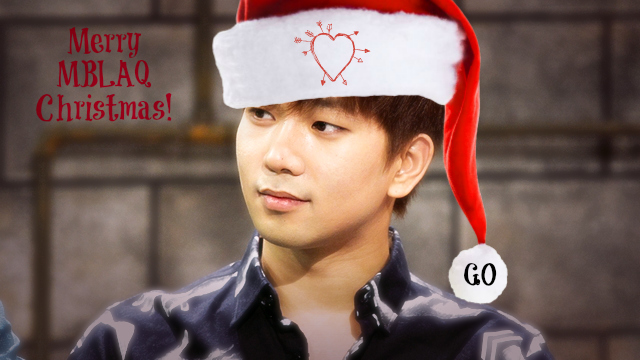 G.O MBLAQ christmas Announcement Blog
